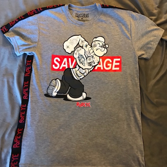 Popeye Other - Medium Popeye Savage Graphic Tee